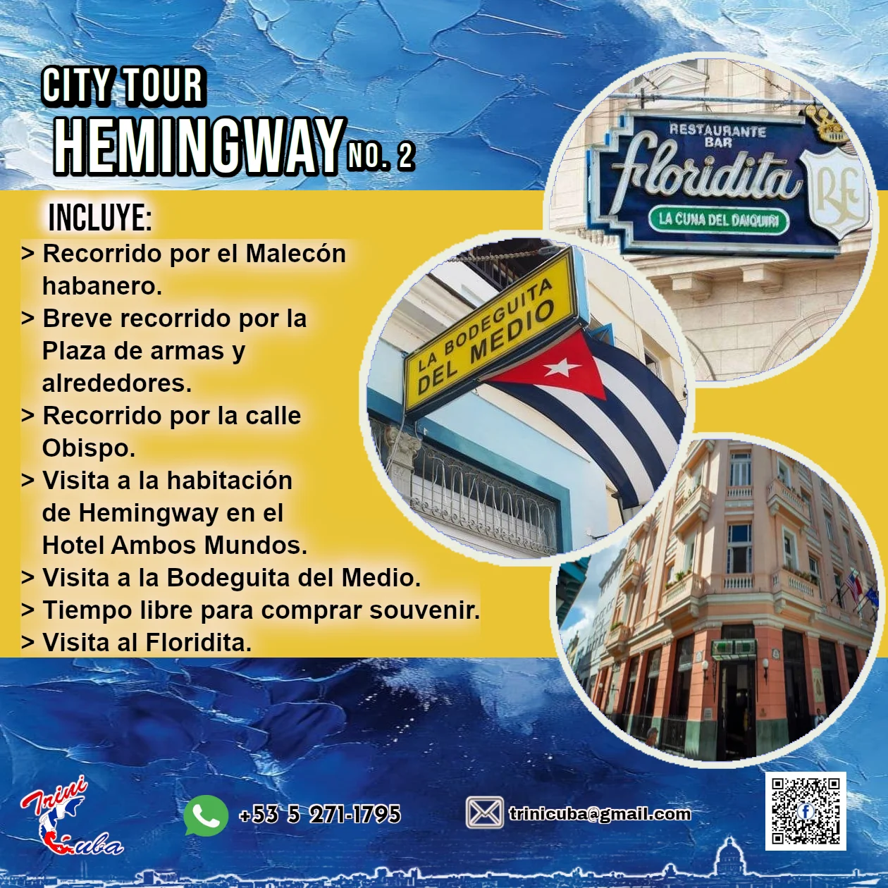 City Tour "Hemingway Ruta No. 2"