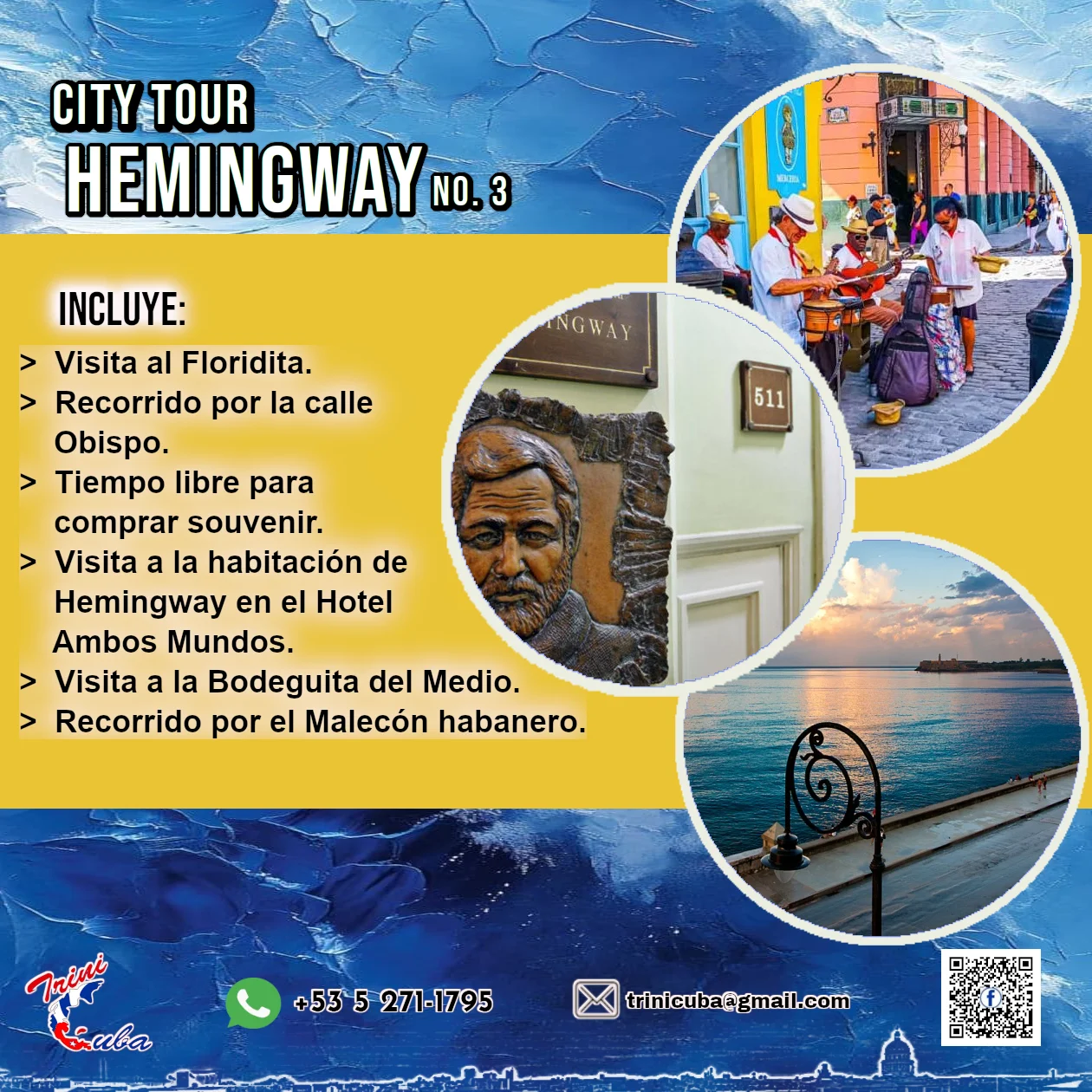 City Tour "Hemingway Ruta No. 3"