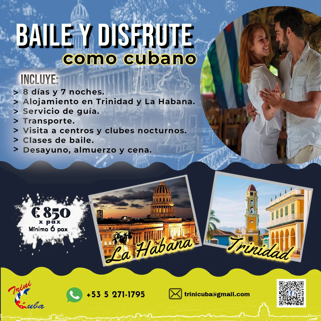 Baile y disfrute como cubano