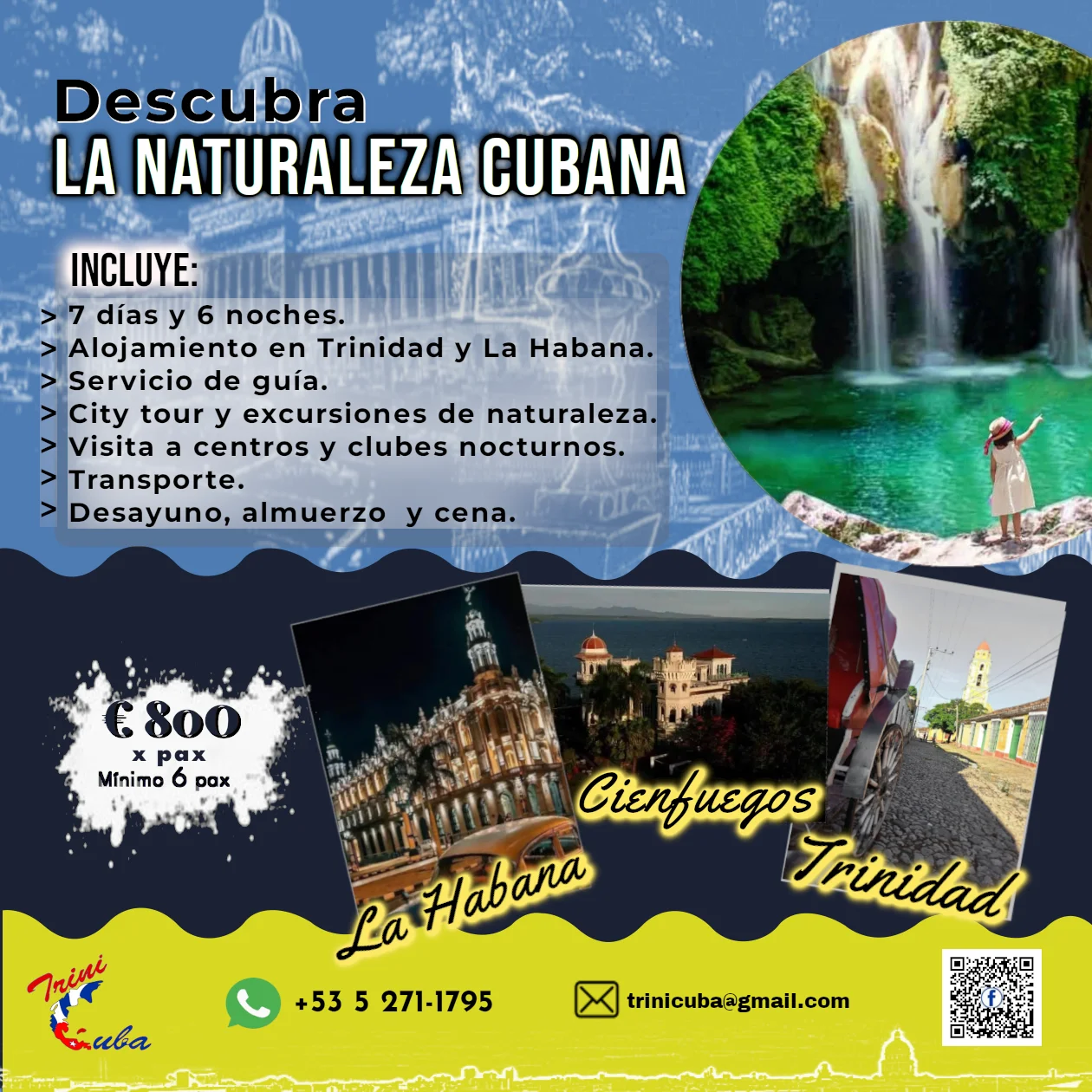 Descubra la naturaleza cubana.